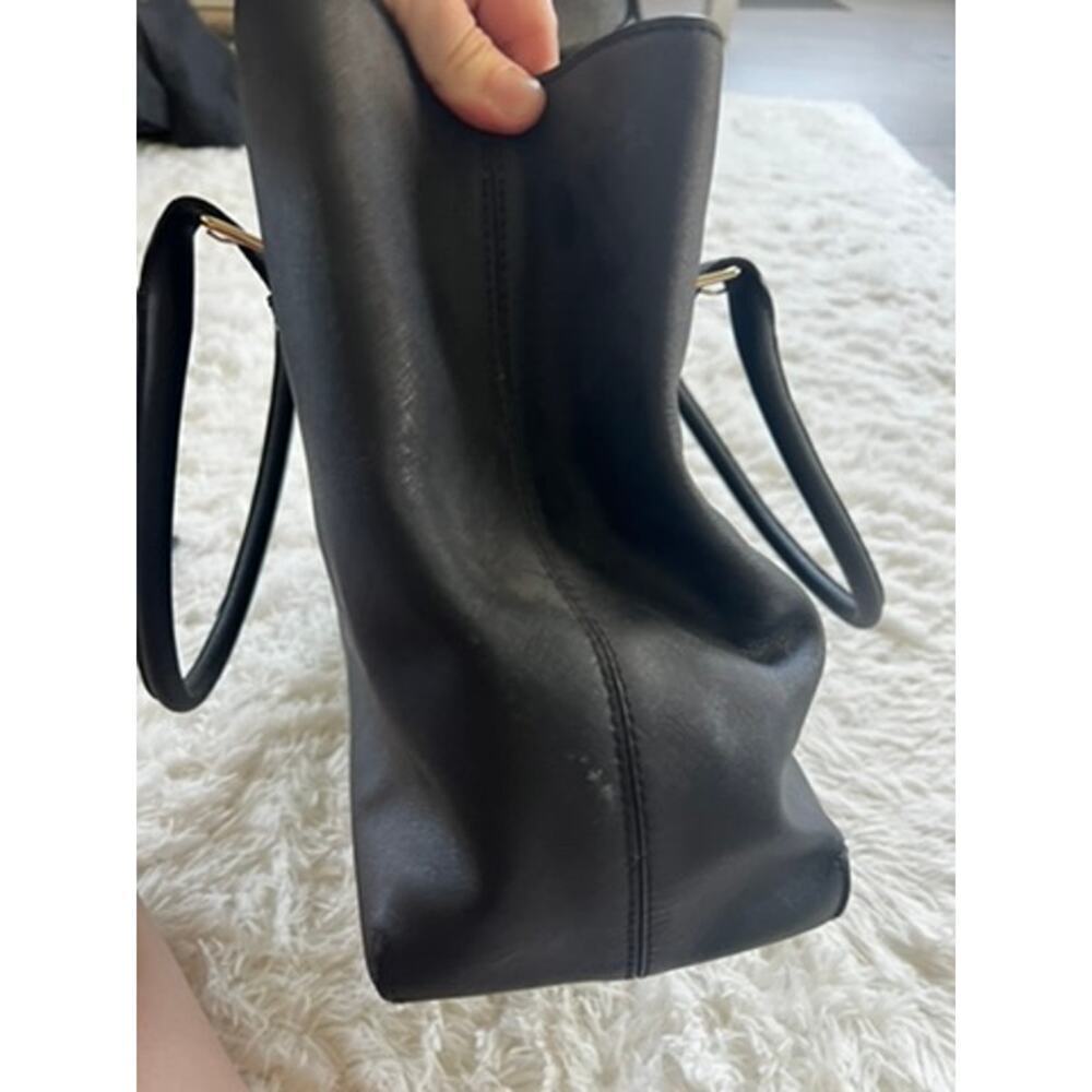 Kate Spade black leather tote bag - Picture 7 of 8